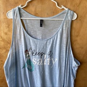 Torrid Keep it Salty Mermaid Tank Top